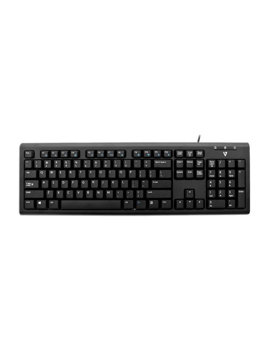 EAN 0662919108309 - V7 KU200GS-DE teclado Oficina QWERTZ Alemán Negro imagen 1