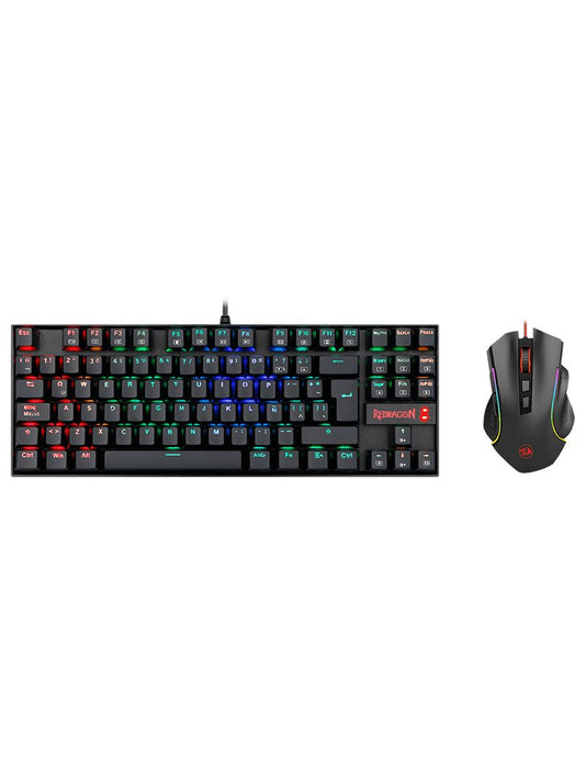 EAN 6950376774583 - REDRAGON K552RGB-BA-SP teclado Ratón incluido Juego USB QWERTY Español Negro imagen 5