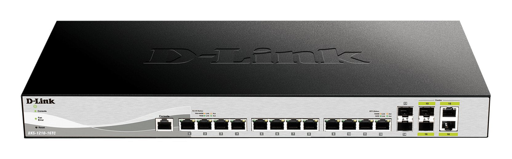 EAN 790069467660 - D-Link DXS-1210-16TC/E switch Gestionado L2 10G Ethernet (100/1000/10000) Gris imagen 1