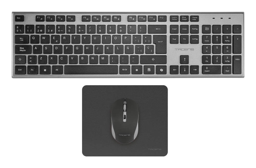 EAN 8435693112099 - Tacens 6ZENITHES teclado Ratón incluido Hogar / Oficina RF inalámbrico QWERTY Español Gris imagen 2