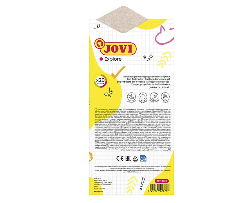 EAN 8412027028707 - Jovi 1829 marcador permanente Verde, Naranja, Rosa, Amarillo 20 pieza(s) imagen 5