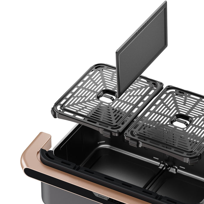 EAN 0810123673285 - Cosori Dual Blaze Twinfry Chef Edition Doble 10 L Independiente 2800 W Freidora de aire caliente Negro, O imagen 6