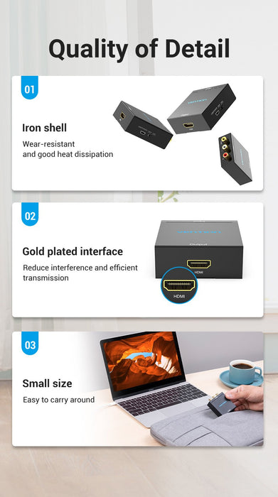 EAN 6922794746145 - Vention AEFB0 convertidor de señal de vídeo Conversor de vídeo activo 1920 x 1080 Pixeles imagen 4