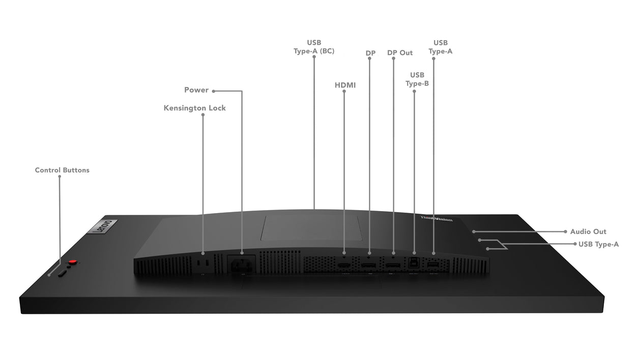 EAN 0196379715482 - Lenovo ThinkVision P27q-30 LED display 68,6 cm (27") 2560 x 1440 Pixeles Quad HD Negro imagen 13