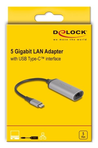 EAN 4043619815708 - DeLOCK 81570 cambiador de género para cable USB Type-C RJ-45 Antracita imagen 2