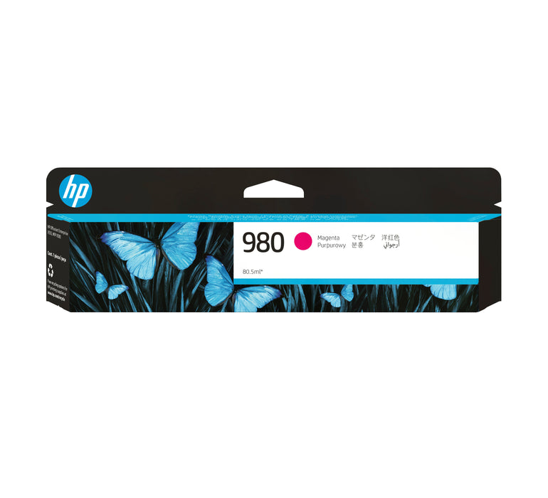 EAN 0887758769133 - HP 980 Magenta Original Ink Cartridge cartucho de tinta 1 pieza(s) Rendimiento estándar imagen 1