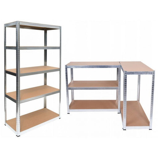 EAN 5902838468678 - Topeshop REGAŁ G9040 soporte para almacenar herramientas de jardín Independiente Acero galvanizado, MDF imagen 2