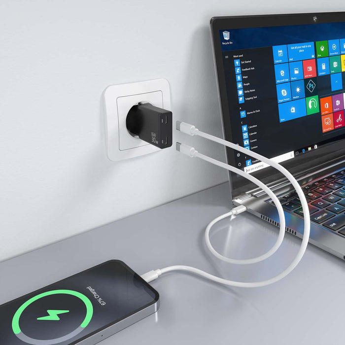 EAN 8435739902561 - AISENS ASCH-30W2P049-BK cargador de dispositivo móvil Cámara digital, MP3, MP4, Teléfono móvil, Navegante imagen 6