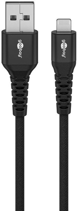 EAN 4040849745041 - Goobay 74504 cable de conector Lightning 2 m Negro imagen 3