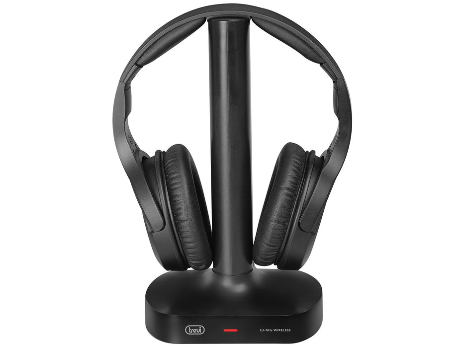 EAN 8011000026824 - Trevi FRS 1480 R Auriculares Inalámbrico y alámbrico Diadema Música USB Tipo C Base de carga Negro imagen 5