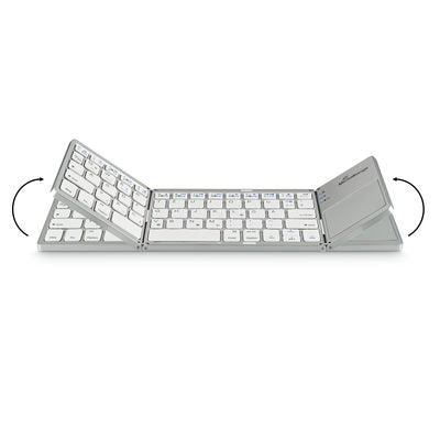 EAN 4260664871781 - MediaRange MROS133 teclado Oficina Bluetooth QWERTZ Plata imagen 4