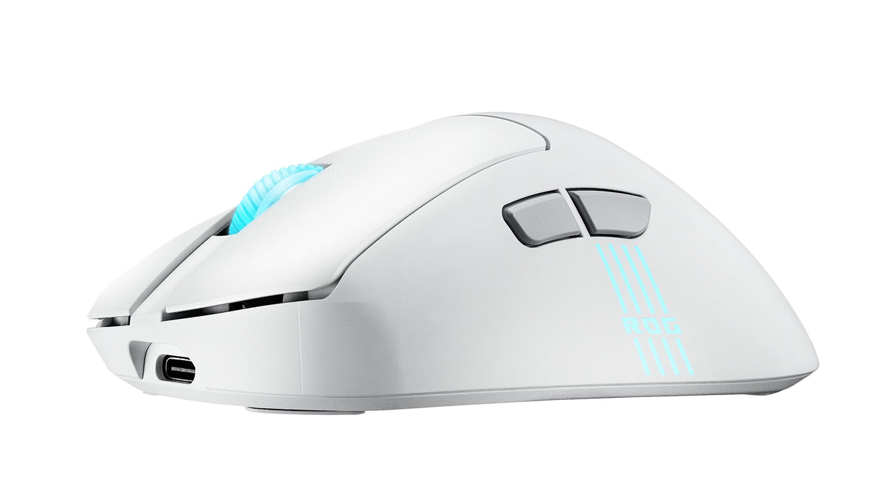 EAN 4711387951262 - ASUS ROG Keris II Origin WHT ratón Juego mano derecha RF Wireless + Bluetooth + USB Type-A Óptico 42000 D imagen 7