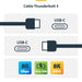 EAN 0065030910026 - StarTech.com TBLT5MM1M240W cable Thunderbolt 1 m 80 Gbit/s Negro imagen 10