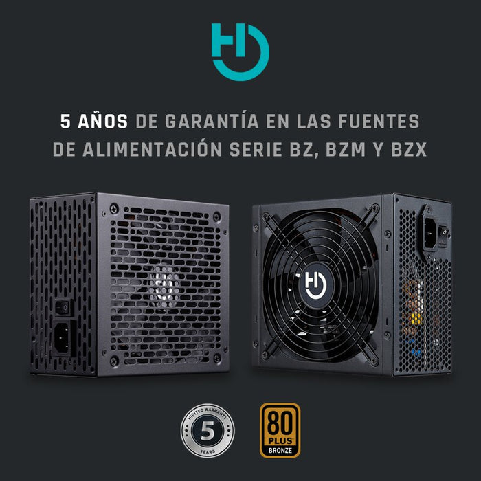 EAN 8436545691182 - Hiditec BZ-650 80Plus Bronze unidad de fuente de alimentación 650 W 20+4 pin ATX ATX Negro imagen 7