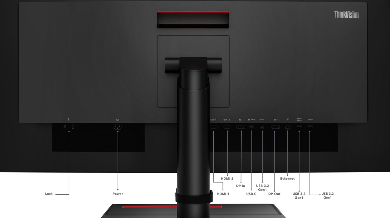 EAN 0197532306622 - Lenovo ThinkVision P34w-20 LED display 86,7 cm (34.1") 3440 x 1440 Pixeles Wide Quad HD Negro imagen 13