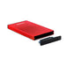 EAN 8433281009653 - TooQ TQE-2527R caja para disco duro externo Caja de disco duro (HDD) Negro, Rojo 2.5" imagen 3