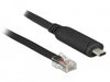 EAN 4043619639120 - DeLOCK 63912 cable de serie Negro 2 m USB Tipo C RJ45 imagen 1