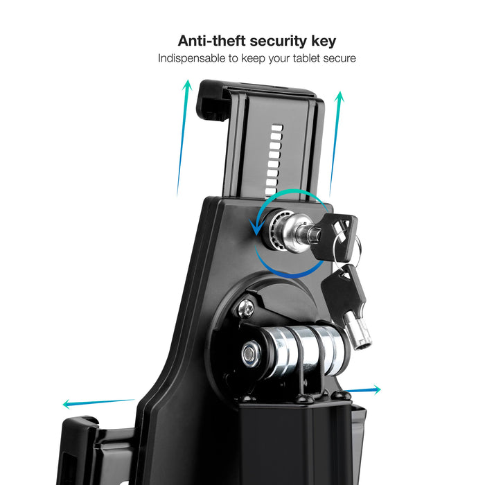 EAN 8433281012721 - TooQ TQTDS0811 soporte de seguridad para tabletas 26,7 cm (10.5") Negro imagen 4