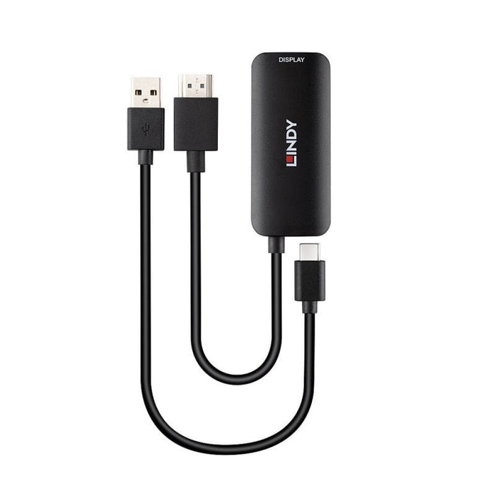 EAN 4002888434232 - Lindy 43423 adaptador de cable de vídeo 0,2 m USB Tipo C HDMI + USB Type-C Negro imagen 5