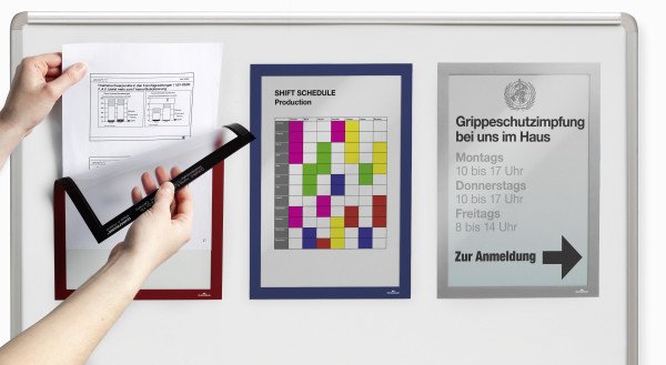 EAN 4005546981147 - Durable 498823 marco magnético A4 Plata imagen 4