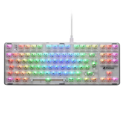 EAN 4044951040131 - Sharkoon 4044951040131 teclado Juego USB QWERTZ Alemán Blanco imagen 1