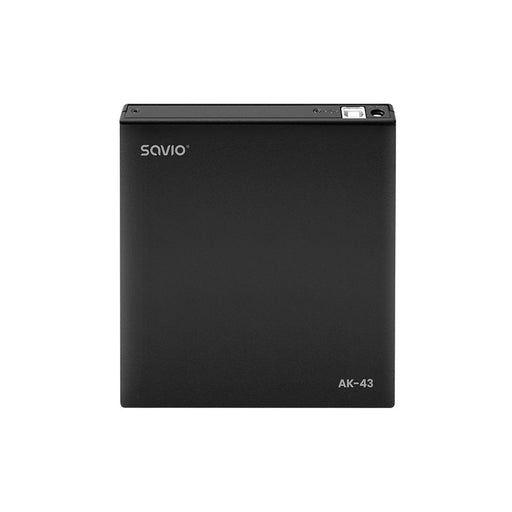 EAN 5901986045991 - Savio AK-43 optical disc External Slim drive DVD±R/RW CD±R/RW Black unidad de disco óptico DVD±RW Negro imagen 1