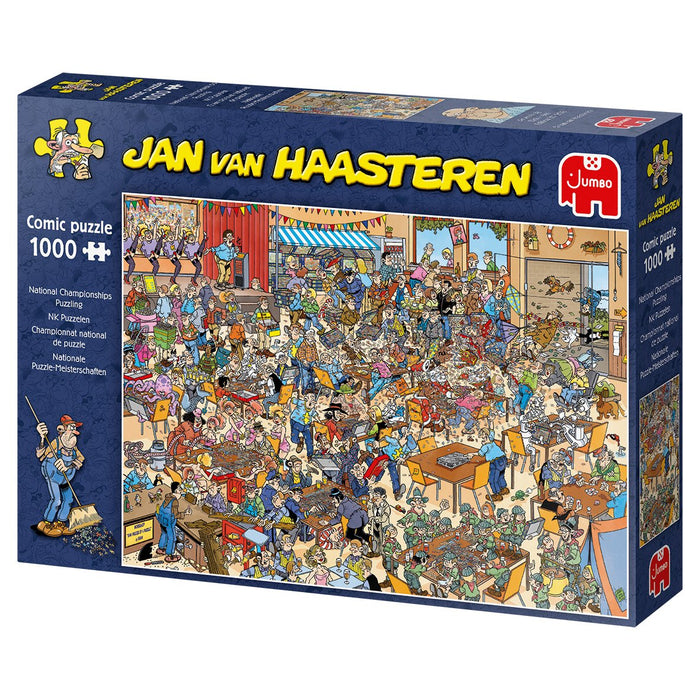 EAN 8710126190906 - Jan van Haasteren National Championships Puzzling 1000 pcs Puzzle rompecabezas 1000 pieza(s) Cómics imagen 5
