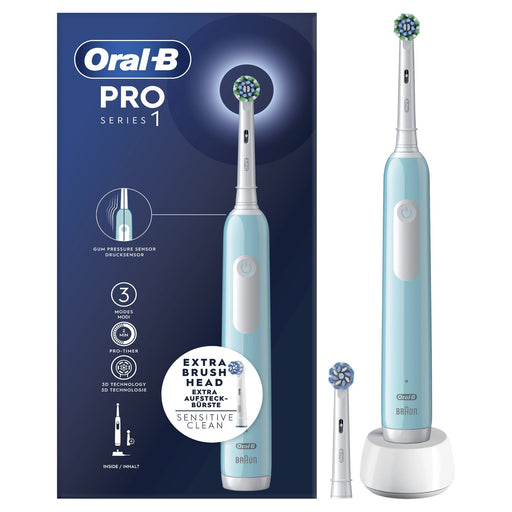 EAN 8006540771914 - Oral-B Pro Series 1 Adulto Cepillo de dientes oscilante Azul, Blanco imagen 2