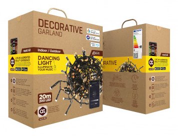 EAN 8426801164338 - Muvit MIOGAR002 iluminación decorativa Cadena de luces decorativa 200 bombilla(s) LED integrado 6 W G imagen 8