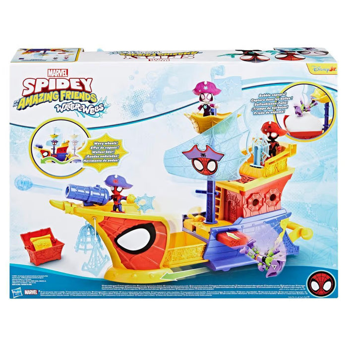 EAN 5010996281357 - Marvel Spidey and his Amazing Friends Water-Webs Webs Ahoy Bubble Pirate Ship imagen 3