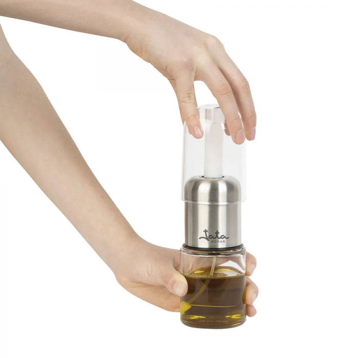 EAN 8436584384397 - JATA HACC4539 dispensador de aceite/vinagre 0,15 L Botella Vidrio, Acero inoxidable Acero, Transparente imagen 5