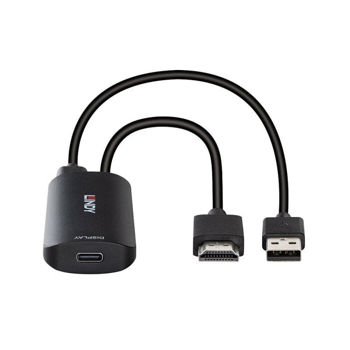 EAN 4002888434232 - Lindy 43423 adaptador de cable de vídeo 0,2 m USB Tipo C HDMI + USB Type-C Negro imagen 3