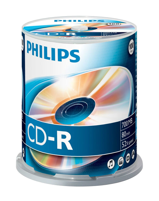 EAN 8710895794060 - Philips CR7D5NB00/00 CD en blanco 700 MB 52x 100 pieza(s) imagen 1