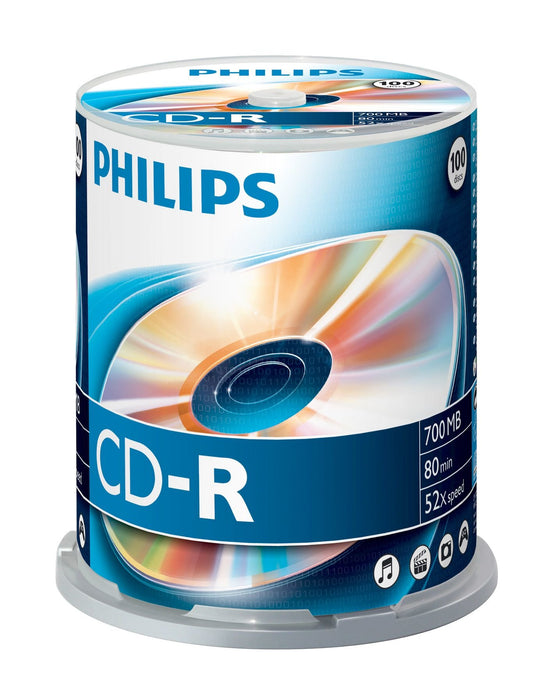 EAN 8710895794060 - Philips CR7D5NB00/00 CD en blanco 700 MB 52x 100 pieza(s) imagen 1