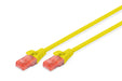 EAN 4016032372035 - Digitus DK-1612-030/Y cable de red Amarillo 3 m Cat6 U/UTP (UTP) imagen 1