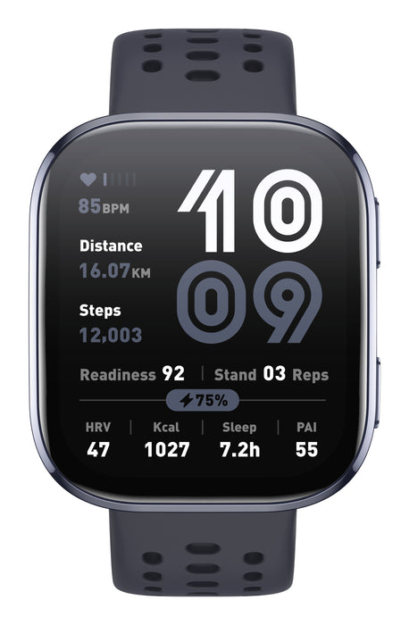 EAN 6970100377842 - Amazfit Bip 6 Black 5 cm (1.97") AMOLED Digital 390 x 450 Pixeles Pantalla táctil Negro GPS (satélite) imagen 1