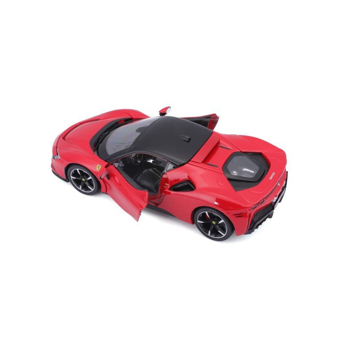 EAN 4893993260287 - BBURAGO Ferrari SF90 Stradale Modelo a escala de coche superdeportivo Previamente montado 1:24 imagen 7