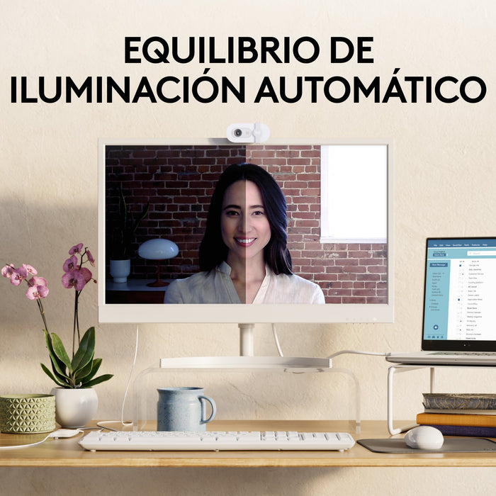 EAN 5099206113275 - Logitech 960-001617 cámara web 2 MP 1920 x 1080 Pixeles USB Blanco imagen 8