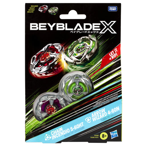 EAN 5010996259301 - Beyblade X Chain Incendio 5-60HT & Arrow Wizard 4-60N Batalla de trompos imagen 2