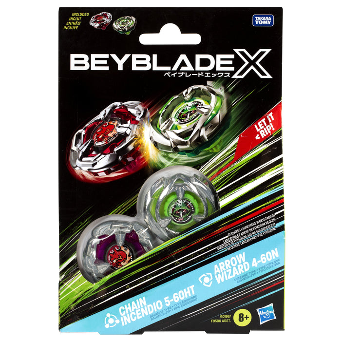 EAN 5010996259301 - Beyblade X Chain Incendio 5-60HT & Arrow Wizard 4-60N Batalla de trompos imagen 2