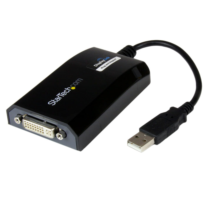 EAN 0065030848008 - StarTech.com USB2DVIPRO2 Adaptador gráfico USB 1920 x 1200 Pixeles Negro imagen 1