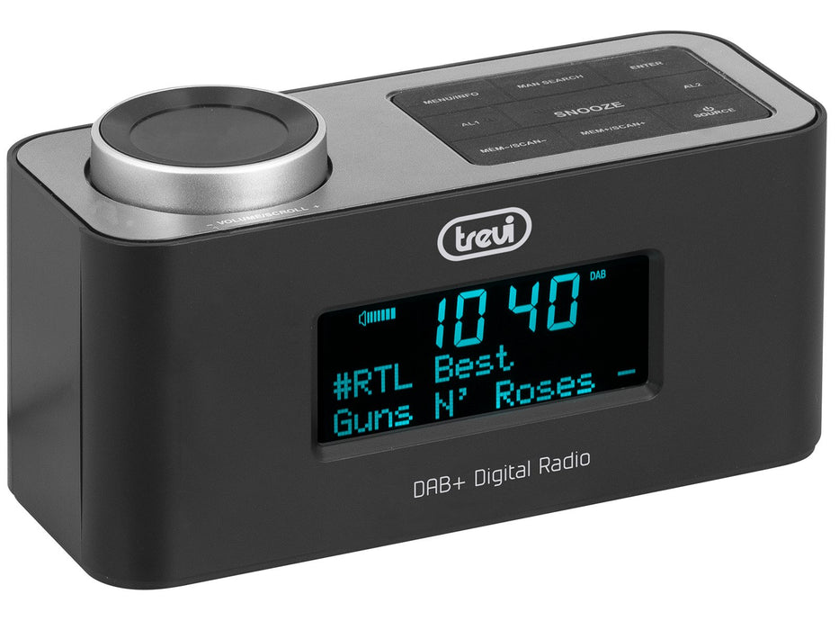 EAN 8011000024073 - Trevi RC 80D6 DAB Portátil Analógico y digital Negro, Plata imagen 2