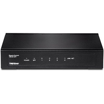 EAN 0710931140309 - Trendnet TEG-S51SFP switch No administrado Gigabit Ethernet (10/100/1000) Negro imagen 2