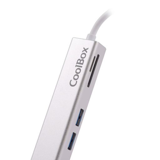 EAN 8436556142468 - CoolBox miniDock USB-C Lite Alámbrico USB 3.2 Gen 1 (3.1 Gen 1) Type-C Blanco imagen 2