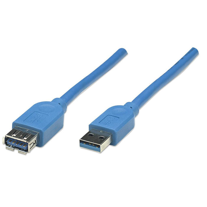 EAN 0766623322379 - Manhattan 322379 cable USB USB 3.2 Gen 1 (3.1 Gen 1) 2 m USB A Azul imagen 1