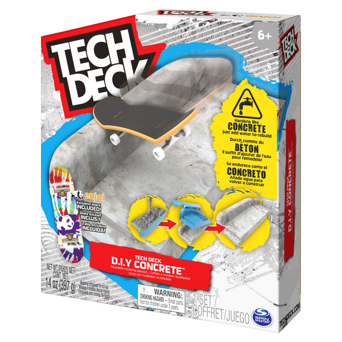 EAN 0778988409503 - Tech Deck TED ACS Kinetic Concrete Ast GML Conjunto de iniciación para monopatín de dedos imagen 7