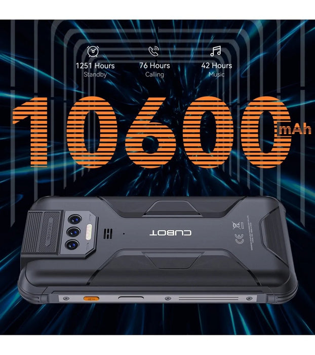 EAN 6924136719640 - Cubot King Kong 8 16,6 cm (6.53") SIM doble Android 13 4G USB Tipo C 6 GB 256 GB 10600 mAh Negro, Rojo imagen 3