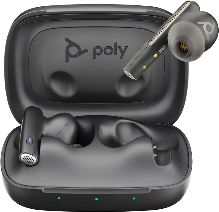 EAN 0017229179042 - Poly Voyager Free 60 UC M Carbon Black Earbuds +BT700 USB-A Adapter +Basic Charge Case Auriculares Inalám imagen 7