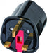 EAN 4007123189717 - Brennenstuhl Travel Adapter earthed/GB adaptador de enchufe eléctrico Tipo G (RU) Tipo F Negro imagen 2