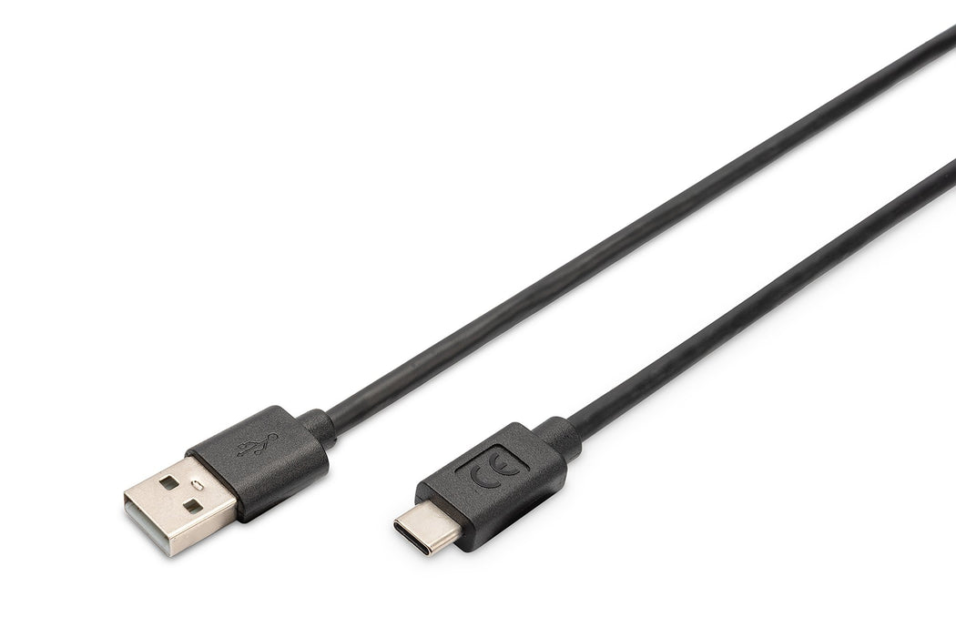 EAN 4016032437482 - Digitus AK-300148-030-S cable USB USB 2.0 3 m USB A USB C Negro imagen 1
